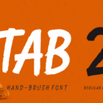 Tab 2 Font Poster 1