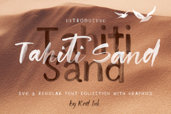 Tahiti Sand Font Poster 1