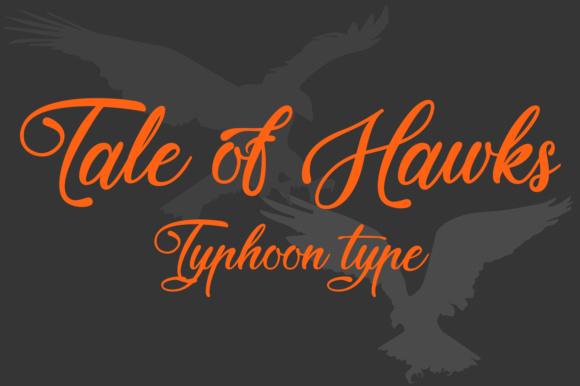 Tale of Hawks Font Poster 1