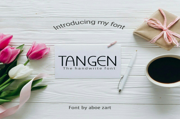 Tangen Font Poster 1