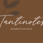 Tantinotes Font Poster 1