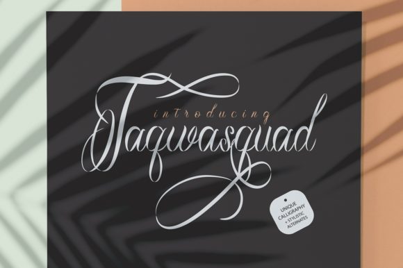 Taqwasquad Font Poster 1