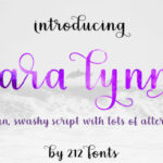 Tara Lynn Font Poster 1