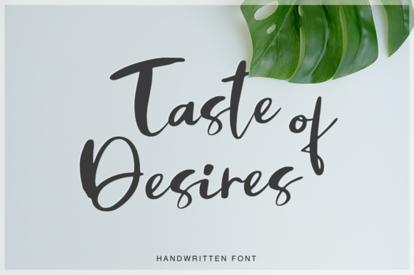 Taste of Desires Font Poster 1