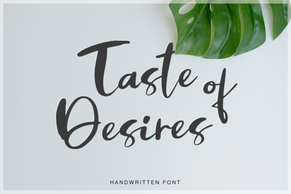 Taste of Desires Font Taste of Desires Font Poster 1