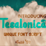 Tesalonica Font Poster 1