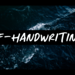 TF Handwriting Font Poster 1