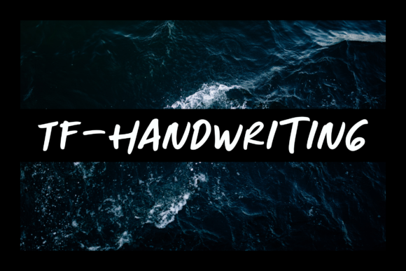 TF Handwriting Font Poster 1