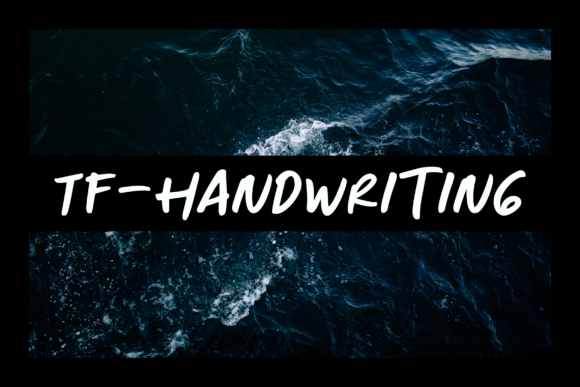 TF Handwriting Font TF Handwriting Font Poster 1