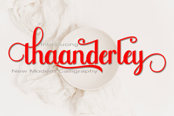 Thaanderley Font