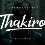 Thakiro Font Poster 1