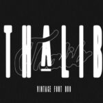 Thalib Font Poster 1