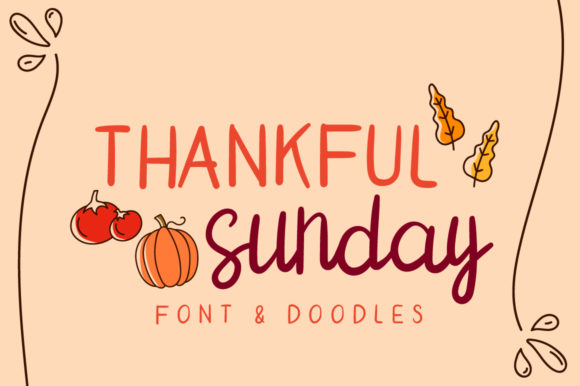 Thankful Sunday Font Poster 1