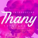 Thany Font Poster 1