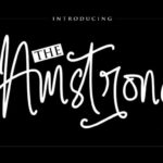 The Amstrong Font Poster 1