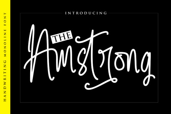 The Amstrong Font Poster 1