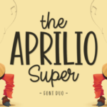The Aprilio Super Font Poster 1