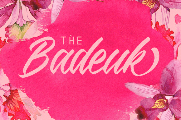 The Badeuk Font