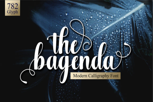 The Bagenda Font Poster 1