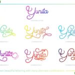 The Beautyline Font Poster 3