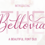 The Bellovia Duo Font Poster 1