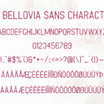 The Bellovia Duo Font Poster 12