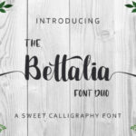 The Bettalia Duo Font Poster 1
