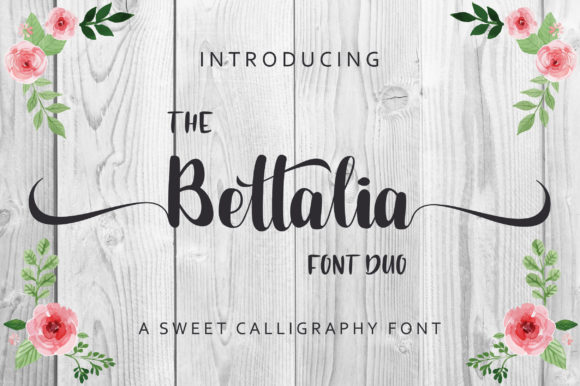 The Bettalia Duo Font Poster 1