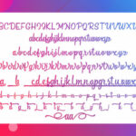 The Bextrias Script Font Poster 6