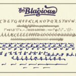 The Blagious Script Font Poster 6