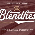 The Blendhes Font Poster 1