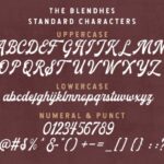 The Blendhes Font Poster 9