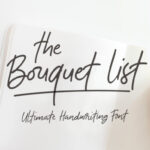 The Bouquet List Font Poster 1
