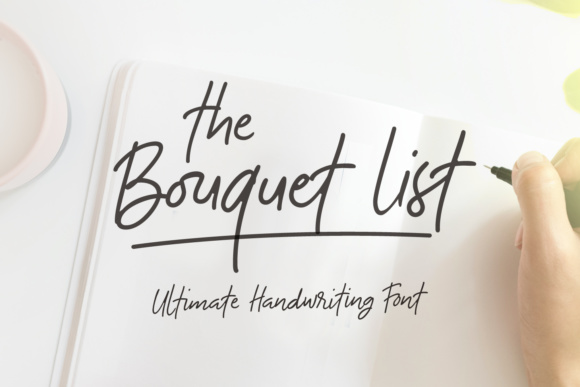 The Bouquet List Font Poster 1