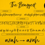 The Braggest Font Poster 7