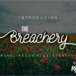 The Breachery Script Font Poster 1