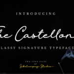 The Castellon Font Poster 1