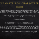 The Castellon Font Poster 17
