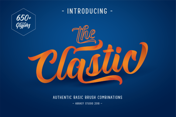 The Clastic Font