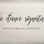 The Dance Signature Font Poster 9