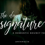 The Dance Signature Font Poster 10