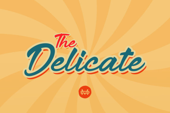 The Delicate Font Poster 1