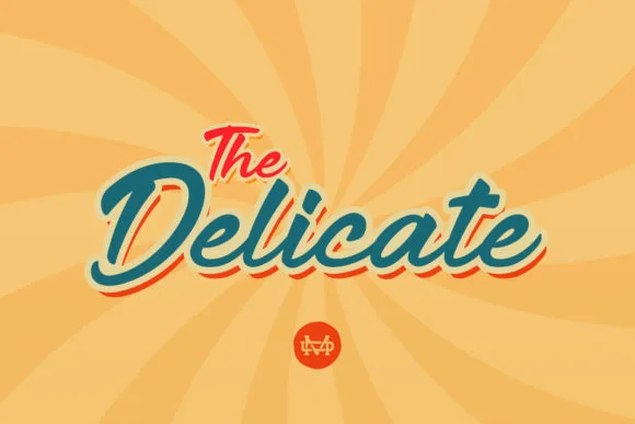 The Delicate Font The Delicate Font Poster 1