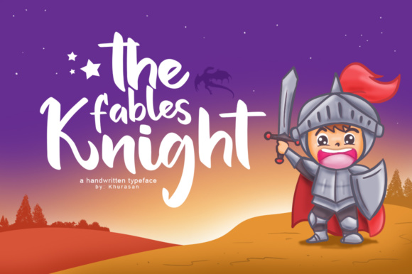 The Fables Knight Font Poster 1