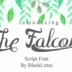 The Falcon Font Poster 1