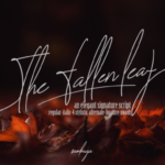 The Fallen Leaf Font Poster 1