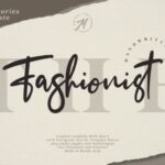 The Fashionist Font Poster 1