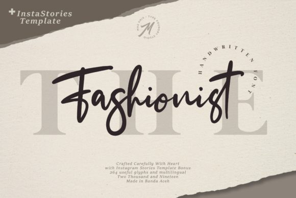 The Fashionist Font Poster 1