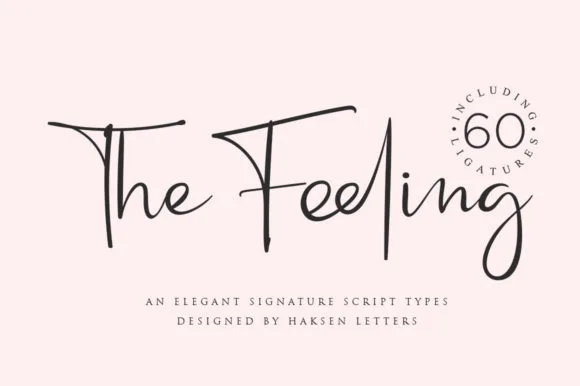 The Feeling Font The Feeling Font Poster 1
