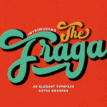 The Fraga Script Font Poster 1